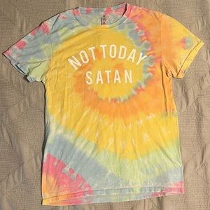 Boutique Tie Dye Tshirt Tee- the light blonde